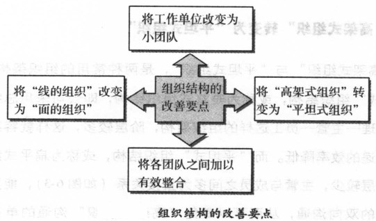 組織結(jié)構(gòu)的改善要點
